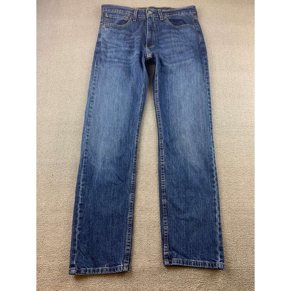Levi's Men's Straight Leg Denim Jeans Size W34 L32 Blue‎ Medium Wash